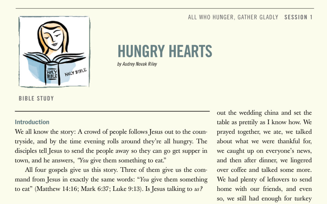 Free Bible study: “All who hunger gather gladly”