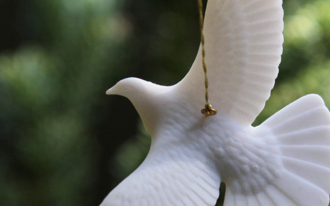 Turtle Dove Christmas Ornament