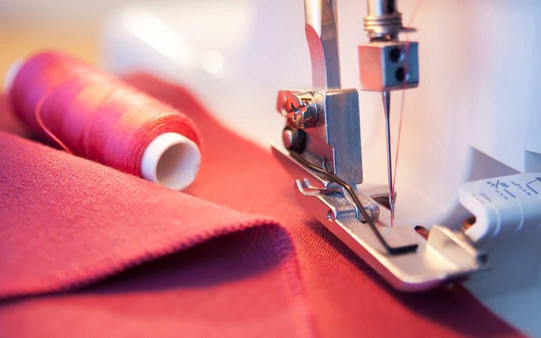 Sewing,Process,In,The,Phase,Of,Overstitching
